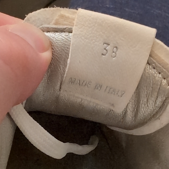 Zvelle White Leather Sneakers - Picture 5 of 9